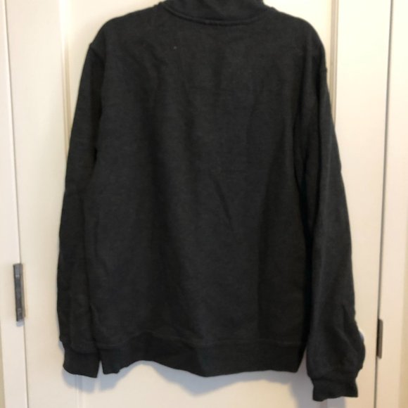 Gray Zip Up Sweater - Picture 3 of 3